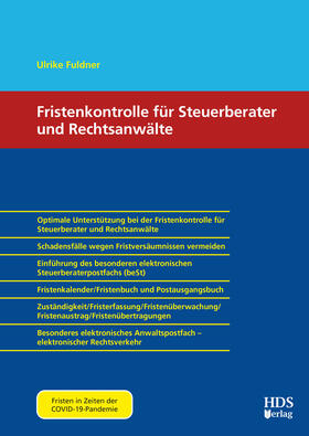Fuldner | Fristenkontrolle für Steuerberater und Rechtsanwälte | E-Book | sack.de