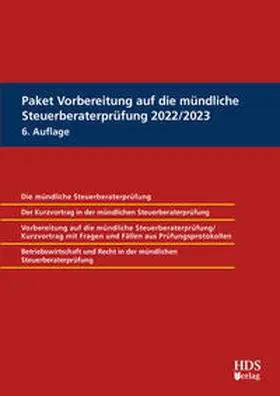 Barzen / Dauber / Holzner |  Paket Vorbereitung auf die mündliche Steuerberaterprüfung 2022/2023 | Buch |  Sack Fachmedien
