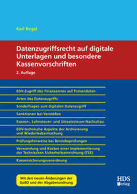 Birgel |  Datenzugriffsrecht auf digitale Unterlagen | Buch |  Sack Fachmedien