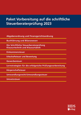 Fränznick / Jahn / Knies |  Paket Vorbereitung auf die schriftliche Steuerberaterprüfung 2023 | Buch |  Sack Fachmedien