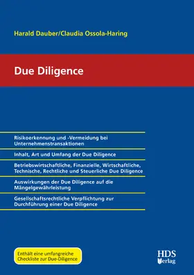Dauber / Ossola-Haring | Due Diligence | E-Book | www.sack.de