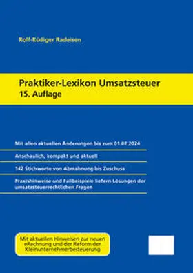 Radeisen | Praktiker-Lexikon Umsatzsteuer | E-Book | sack.de