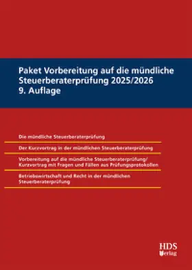 Dauber / Holzner / Fränznick |  Paket Vorbereitung auf die mündliche Steuerberaterprüfung 2025/2026 | Buch |  Sack Fachmedien