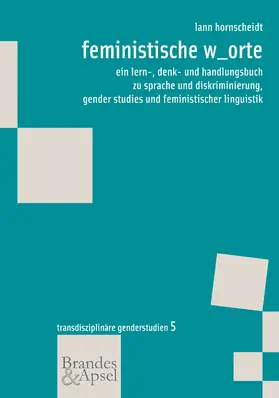 hornscheidt |  feministische w_orte | eBook | Sack Fachmedien