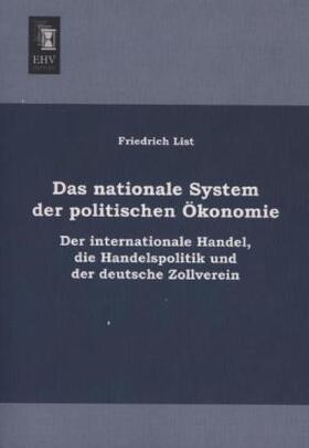 List |  Das nationale System der politischen Ökonomie | Buch |  Sack Fachmedien