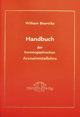Boericke |  Handbuch der homöopatischen Arzneimittellehre | eBook | Sack Fachmedien