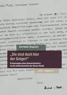 Müller-Blagovich |  „Sie sind doch hier der Geiger!“ | Buch |  Sack Fachmedien