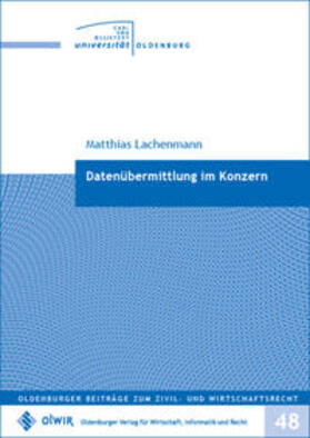 Lachenmann | Datenübermittlung im Konzern | Buch | 978-3-95599-033-6 | sack.de