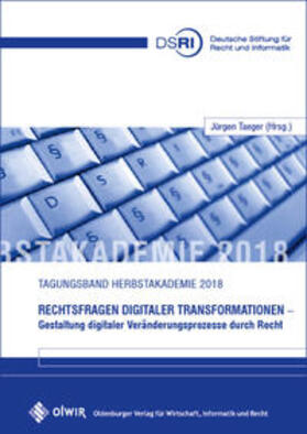 Taeger | Rechtsfragen digitaler Transformationen | Buch | 978-3-95599-052-7 | sack.de