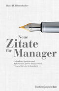 Hinterhuber |  Neue Zitate für Manager | eBook | Sack Fachmedien