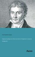 Gauss |  Allgemeine Grundlagen einer Theorie der Gestalt von Flüssigkeiten im Zustand des Gleichgewichts | Buch |  Sack Fachmedien