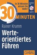 Krumm |  30 Minuten Werteorientiertes Führen | eBook | Sack Fachmedien