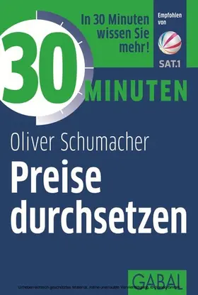 Schumacher | 30 Minuten Preise durchsetzen | E-Book | www.sack.de