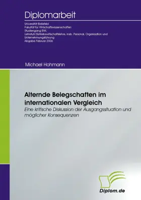 Hohmann |  Alternde Belegschaften im internationalen Vergleich | eBook | Sack Fachmedien