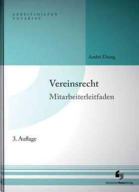 Elsing |  Vereinsrecht inklusive Musterdownload | Buch |  Sack Fachmedien