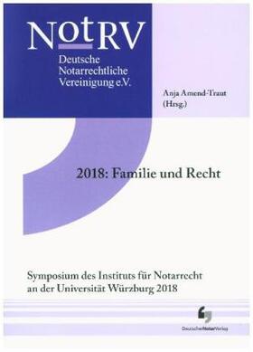 Amend-Traut | 2018: Familie und Recht | Buch | sack.de