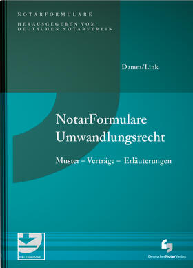 Damm / Link | Notarformulare Umwandlungsrecht | Buch | 978-3-95646-192-7 | sack.de