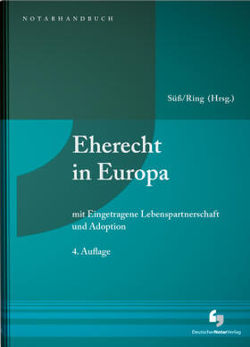 Süß / Ring | Eherecht in Europa | Buch | 978-3-95646-210-8 | sack.de