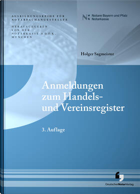 A.D.Ö.R. / Sagmeister | Anmeldungen zum Registergericht | Buch | 978-3-95646-284-9 | sack.de