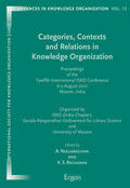 Neelameghan / Raghavan |  Categories, Contexts and Relations in Knowledge Organization | eBook | Sack Fachmedien