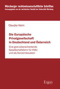 Heim |  Die Europäische Privatgesellschaft in Deutschland und Österreich | eBook | Sack Fachmedien