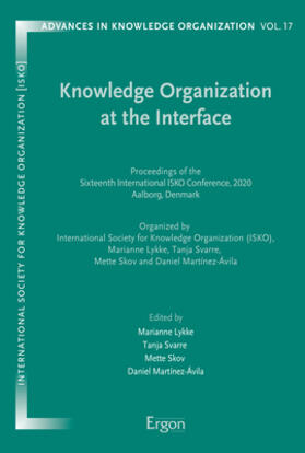 Lykke / Svarre / Skov | Knowledge Organization at the Interface | Buch | 978-3-95650-775-5 | sack.de