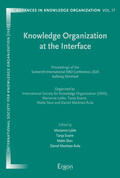 Lykke / Svarre / Skov |  Knowledge Organization at the Interface | Buch |  Sack Fachmedien