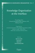 Lykke / Svarre / Skov |  Knowledge Organization at the Interface | eBook | Sack Fachmedien