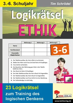 Schrödel |  Logikrätsel Ethik 3-6 | eBook | Sack Fachmedien