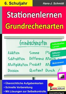 Schmidt | Stationenlernen Grundrechenarten / Klasse 6 | E-Book | www.sack.de