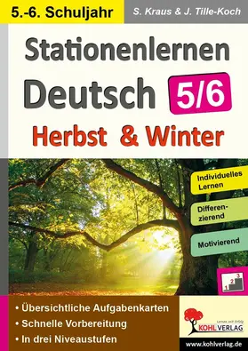 Weimann / Kraus |  Stationenlernen Deutsch - Herbst & Winter / Klasse 5-6 | eBook | Sack Fachmedien