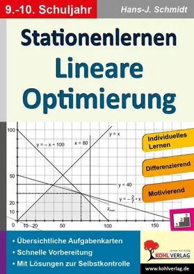 Schmidt | Stationenlernen Lineare Optimierung / Klasse 9-10 | E-Book | www.sack.de