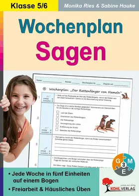 Hauke | Wochenplan Sagen / Klasse 5-6 | E-Book | www.sack.de