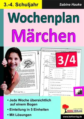 Hauke | Wochenplan Märchen / Klasse 3-4 | E-Book | www.sack.de