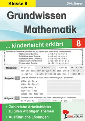 Meyer |  Grundwissen Mathematik / Klasse 8 | Buch |  Sack Fachmedien