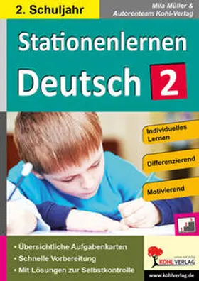 Müller |  Kohls Stationenlernen Deutsch 2. Schuljahr | Buch |  Sack Fachmedien