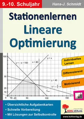 Schmidt |  Stationenlernen Lineare Optimierung | Buch |  Sack Fachmedien