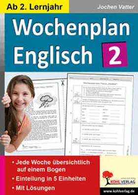 Vatter |  Wochenplan Englisch 2 | Buch |  Sack Fachmedien