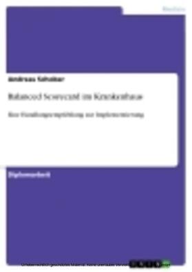 Schober | Balanced Scorecard im Krankenhaus | E-Book | sack.de