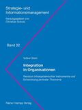 Stein |  Integration in Organisationen | Buch |  Sack Fachmedien