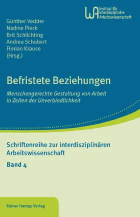 Vedder / Pieck / Schlichting |  Befristete Beziehungen | Buch |  Sack Fachmedien