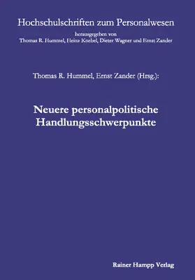 Hummel / Zander |  Neuere personalpolitische Handlungsschwerpunkte | eBook | Sack Fachmedien