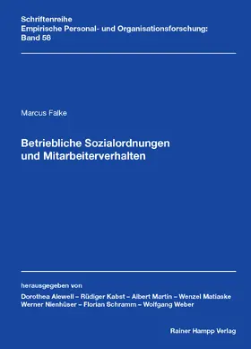 Falke | Betriebliche Sozialordnungen und Mitarbeiterverhalten | Buch | 978-3-95710-218-8 | www.sack.de