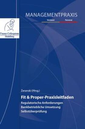 Zeranski | Fit & Proper-Praxisleitfaden | Buch | 978-3-95725-145-9 | sack.de