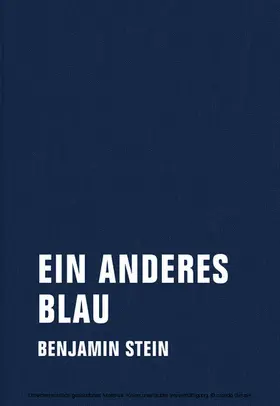 Stein |  Ein anderes Blau | eBook | Sack Fachmedien