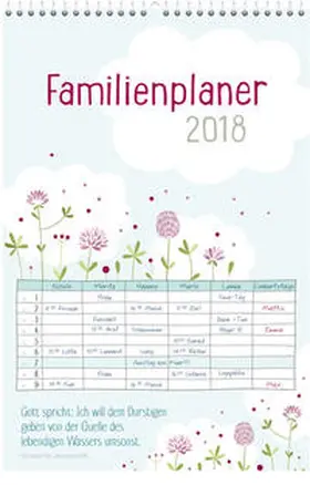 Familienplaner 2018 * | Sonstiges | 978-3-95734-338-3 | www.sack.de