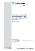 Glänzel / Neugebauer |  Korrektur thermoelastischer Verformungen durch den Einsatz der adaptiven FEM | Buch |  Sack Fachmedien