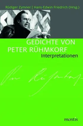 Friedrich / Zymner |  Gedichte von Peter Rühmkorf | Buch |  Sack Fachmedien