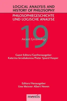 Ierodiakonou / Hasper |  Ancient Epistemology | Buch |  Sack Fachmedien