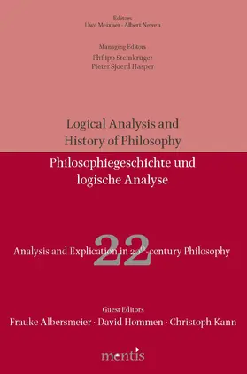Hasper / Steinkrüger / Albersmeier |  Analysis and Explication in 20th Century Philosophy | Buch |  Sack Fachmedien